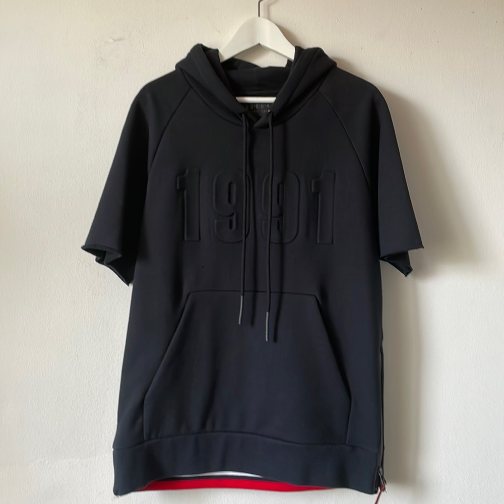 Nike Air Jordan Hoodie Trophy Room Pinnacle 1991 Short Sleeve Hoodie